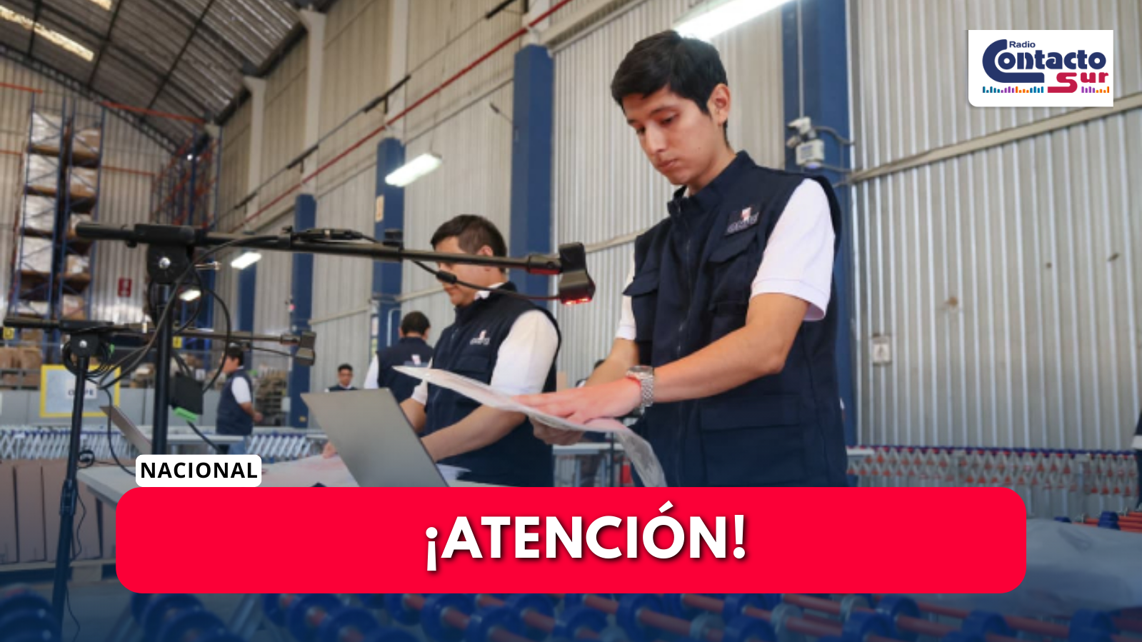 ONPE MODERNIZA ENSAMBLAJE DE  MATERIAL PARA LAS ELECCIONES  GENERALES 