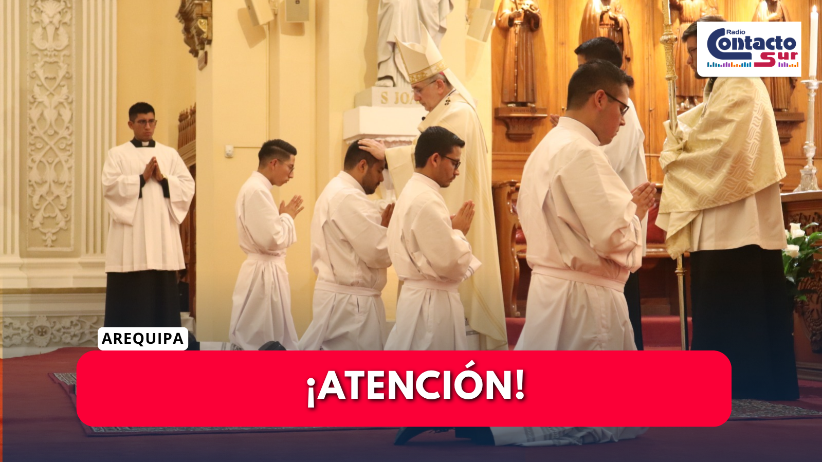 ARZOBISPO ORDENARÁ CUATRO DIÁCONOS PARA LA ARQUIDIÓCESIS