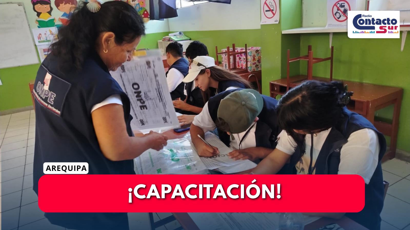 ODPE MOLLENDO INSTRUIRÁ DE FORMA PRESENCIAL A MIEMBROS DE MESA EL 29 DE MARZO Y 5 DE ABRIL