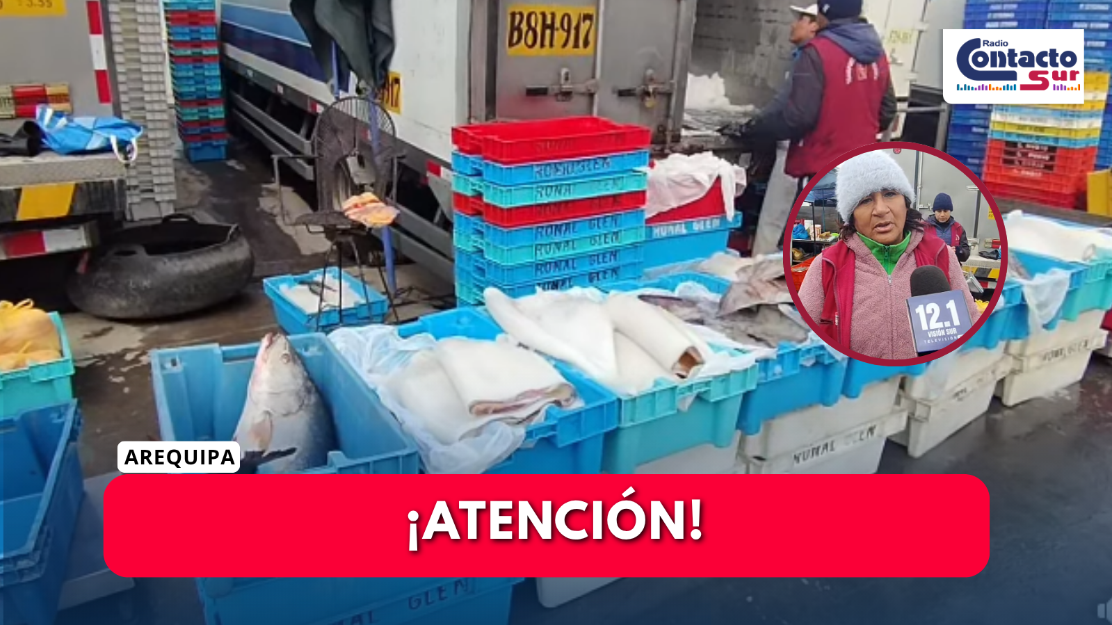 COMERCIANTES DEL TERMINAL PESQUERO DE RÍO SECO SE ABASTECEN PARA SEMANA SANTA