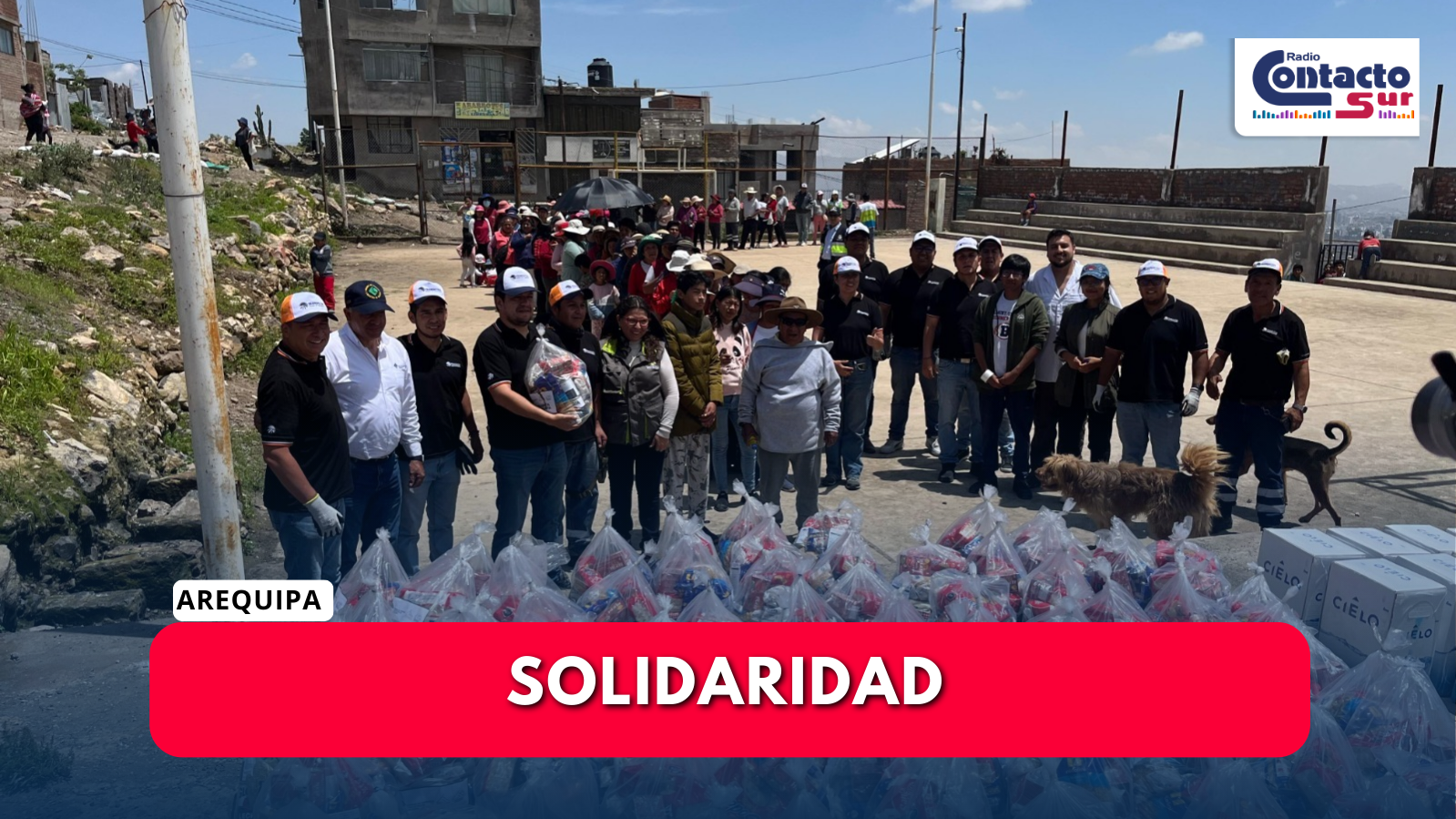 LA CÁMARA DE COMERCIO DE AREQUIPA DISTRIBUYE MÁS DE 4 MIL CANASTAS A DAMNIFICADOS