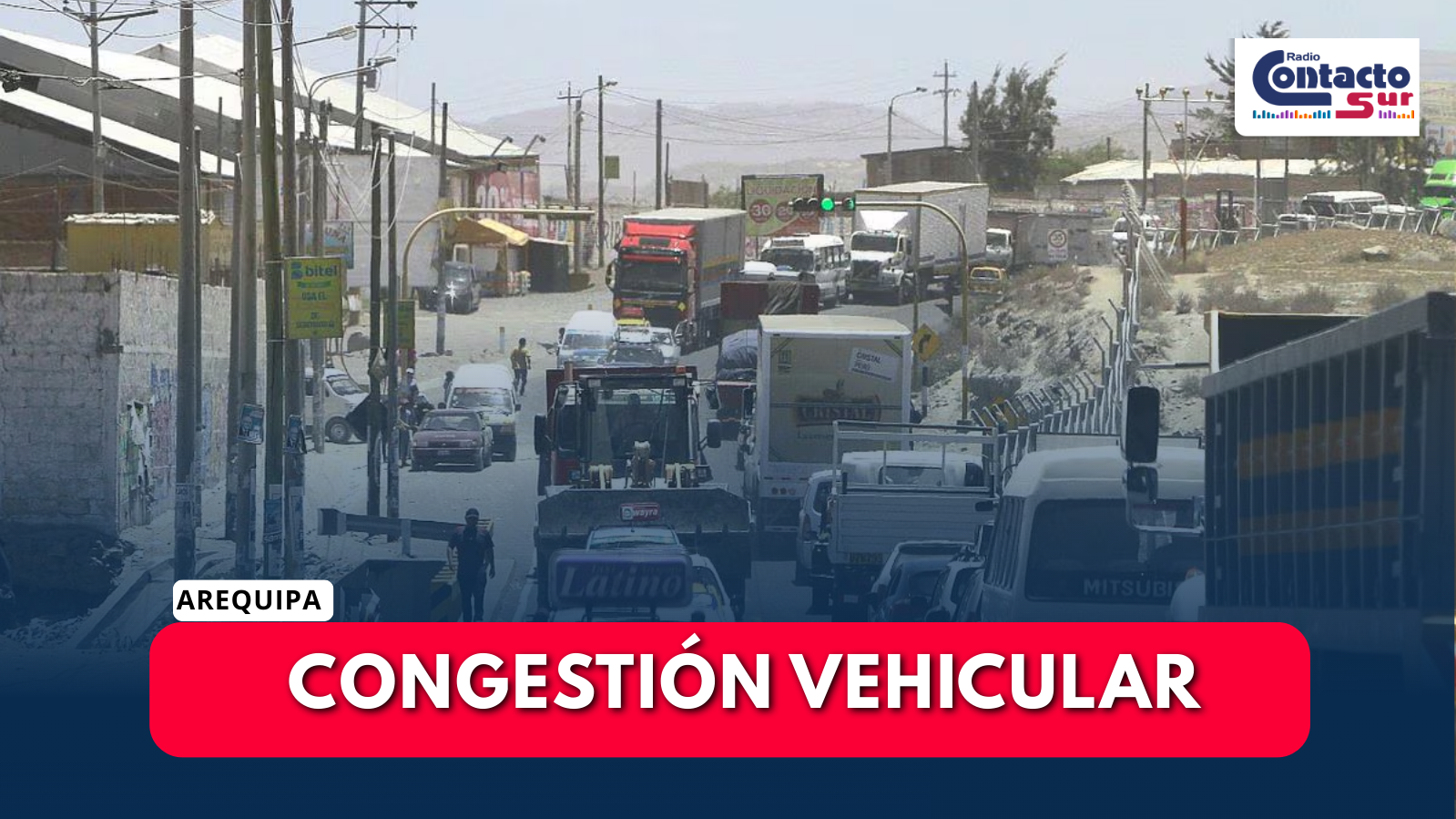 INGRESO A AREQUIPA COLAPSA