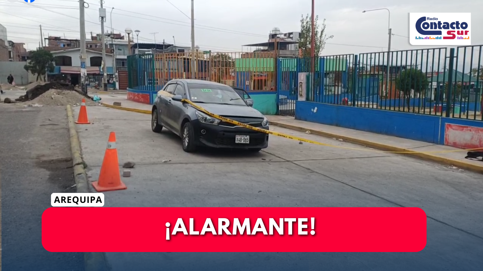 HALLAN VEHÍCULO DESMANTELADO EN PAUCARPATA TRAS ROBO DE AUTOPARTES