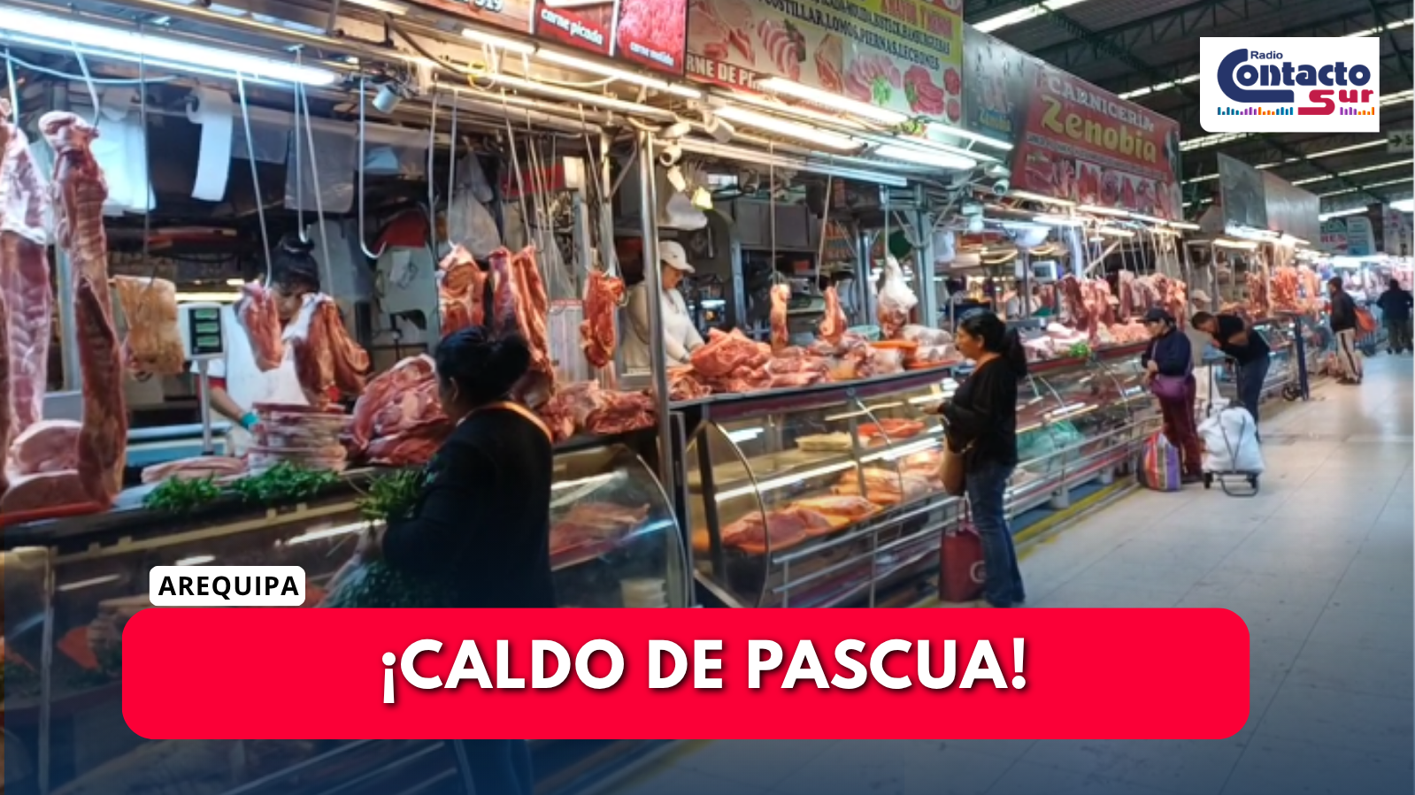 PRECIOS DE LAS CARNES VARÍAN PARA EL TRADICIONAL CALDO DE PASCUA
