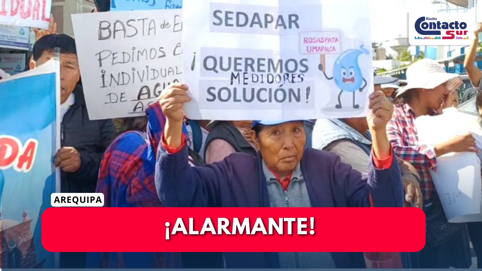 POBLADORES DE SABANDÍA EXIGEN MEDIDORES INDIVIDUALES ANTE COBROS EXCESIVOS