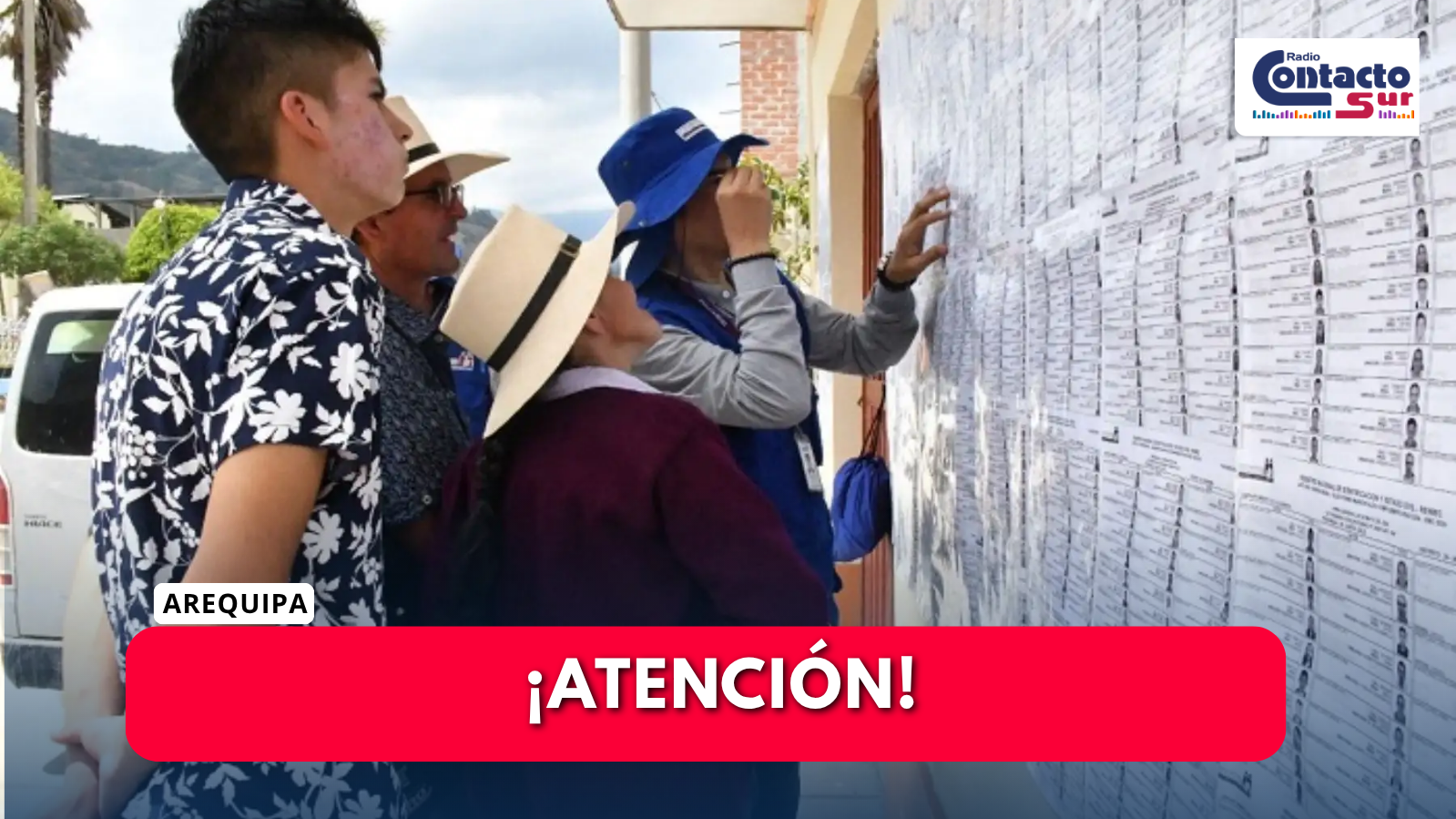 RENIEC DISPONE CIERRE DEL PADRÓN ELECTORAL PARA ELECCIONES REGIONALES Y MUNICIPALES 2026