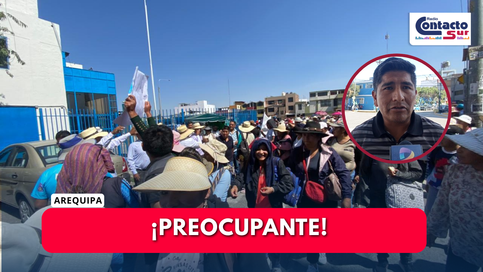 POBLADORES DE LA AUTOPISTA AREQUIPA–LA JOYA EXIGEN EJECUCIÓN DE PROYECTO DE AGUA TRAS FIRMA DE CONTRATO