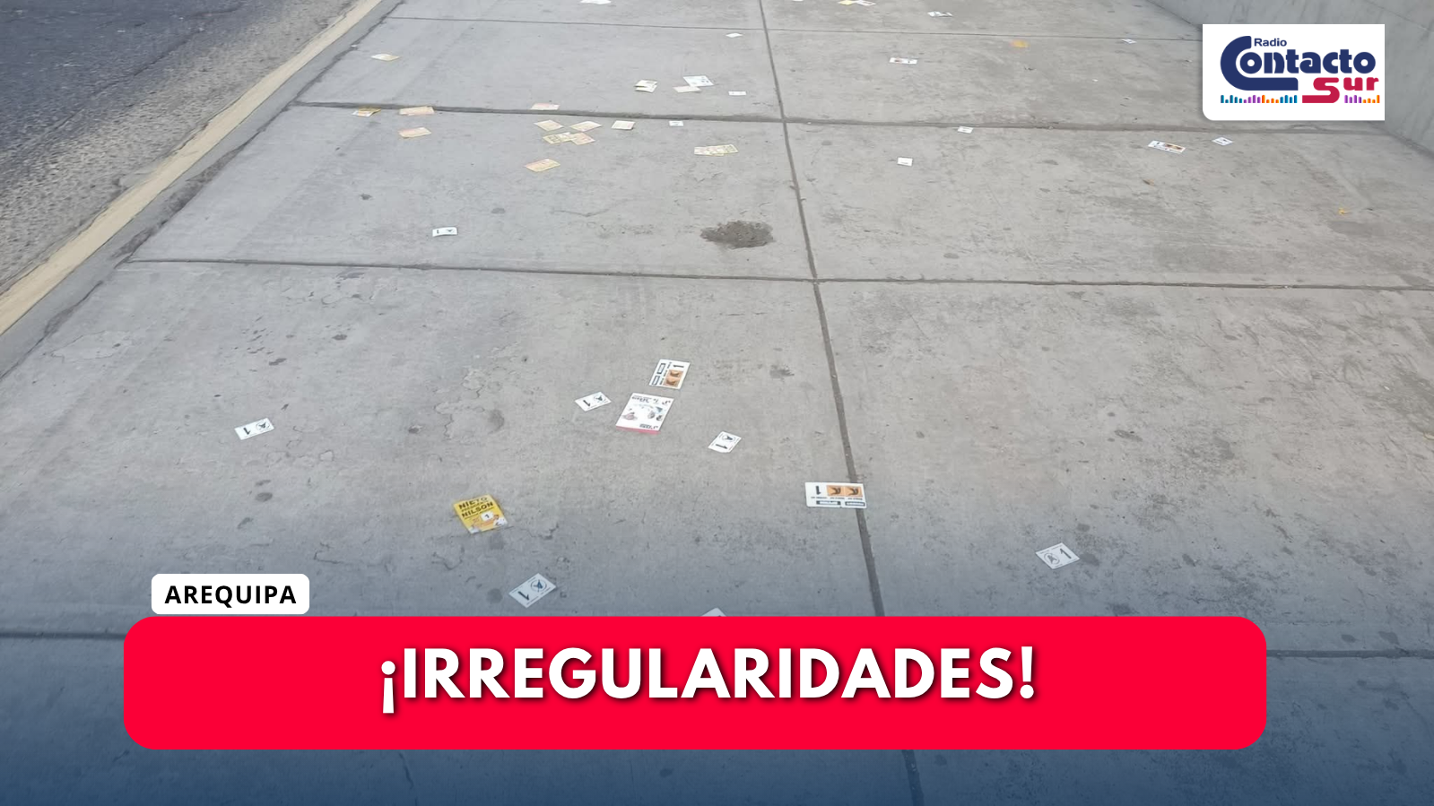 AREQUIPA REGISTRA AL MENOS SIETE INFRACCIONES POR PROPAGANDA ELECTORAL DURANTE JORNADA DE VOTACIÓN