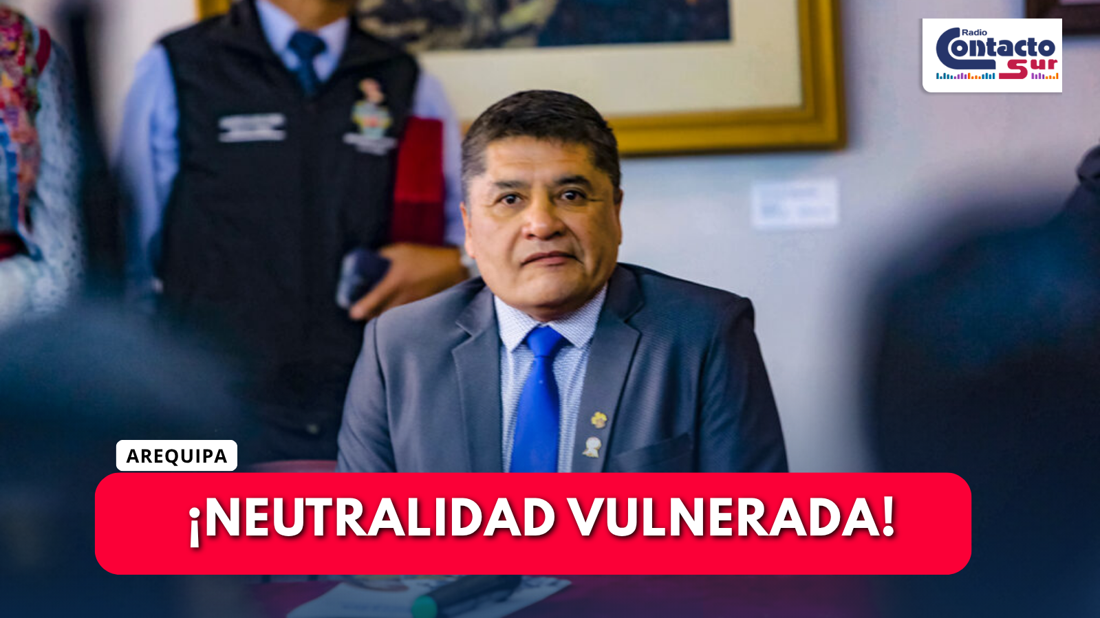 ALCALDE DE AREQUIPA ASEGURA QUE CULMINARÁ SU GESTIÓN PESE A PROCESO POR PRESUNTA INFRACCIÓN ELECTORAL