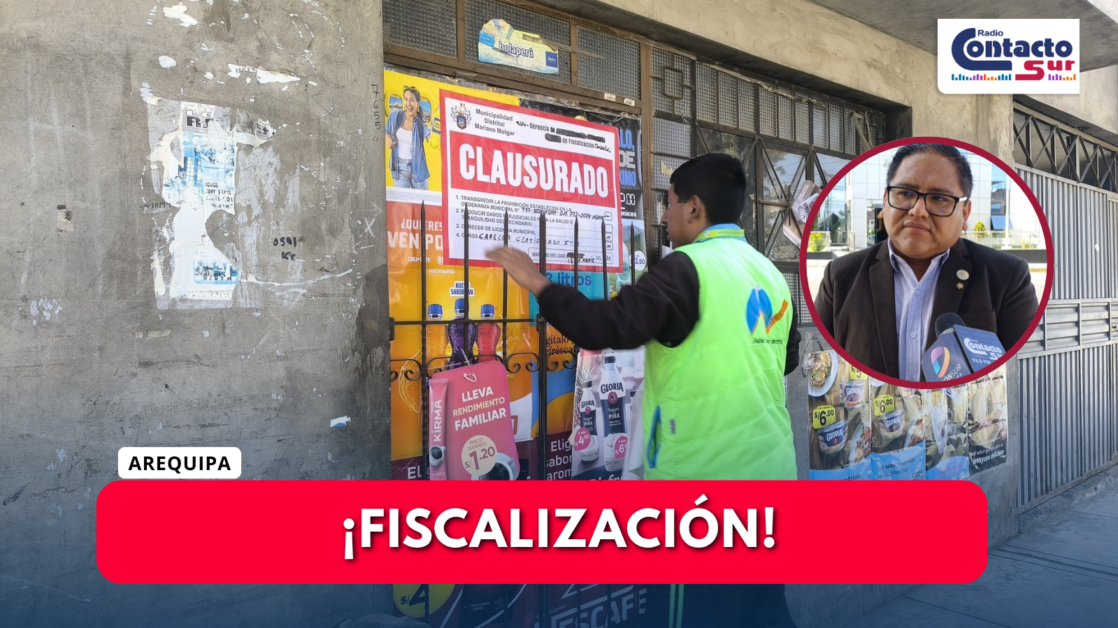 CLAUSURAN 10 LOCALES EN MARIANO MELGAR POR FALTA DE LICENCIAS Y PERMISOS