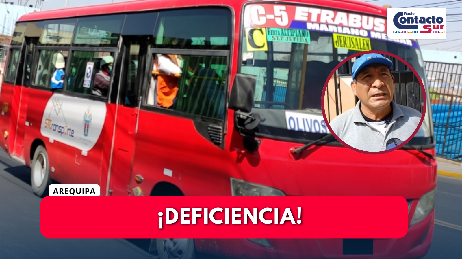 CUESTIONAN INACCIÓN DE AUTORIDADES FRENTE AL DÉFICIT DE TRANSPORTE EN MARIANO MELGAR