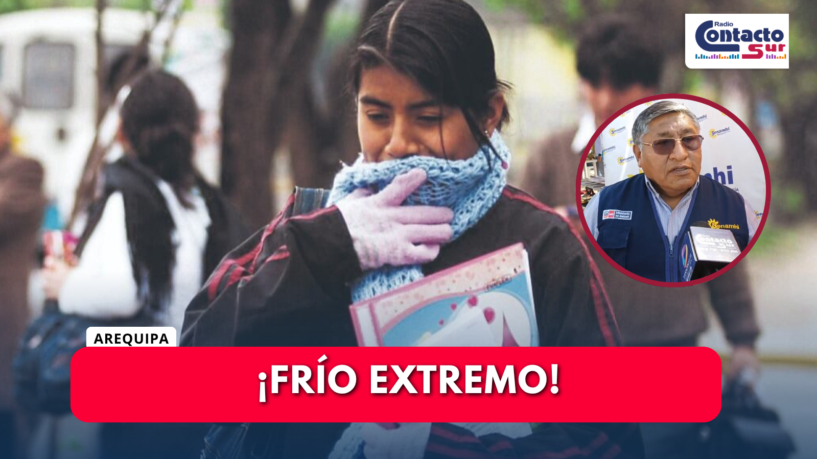 TEMPERATURAS DESCENDERÁN HASTA -10°C EN ZONAS ALTAS DE AREQUIPA