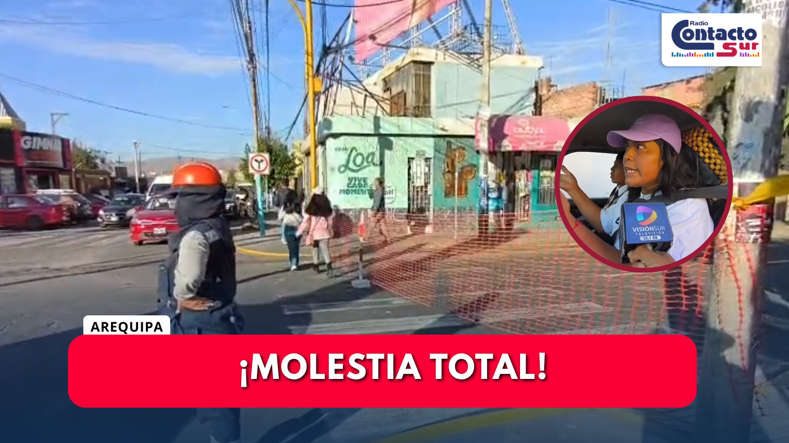 CIERRE DE LA CALLE RICARDO PALMA SIN PLANIFICACIÓN DESATA CAOS EN EL CERCADO DE AREQUIPA
