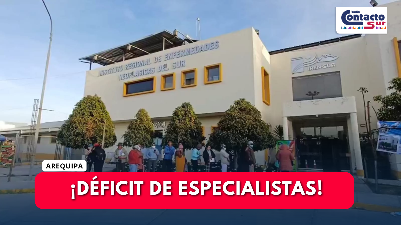 IREN SUR SIGUE SIN RESOLVER FALTA DE ESPECIALISTAS Y ADVIERTEN RIESGO EN ATENCIÓN DE PACIENTES ONCOLÓGICOS 