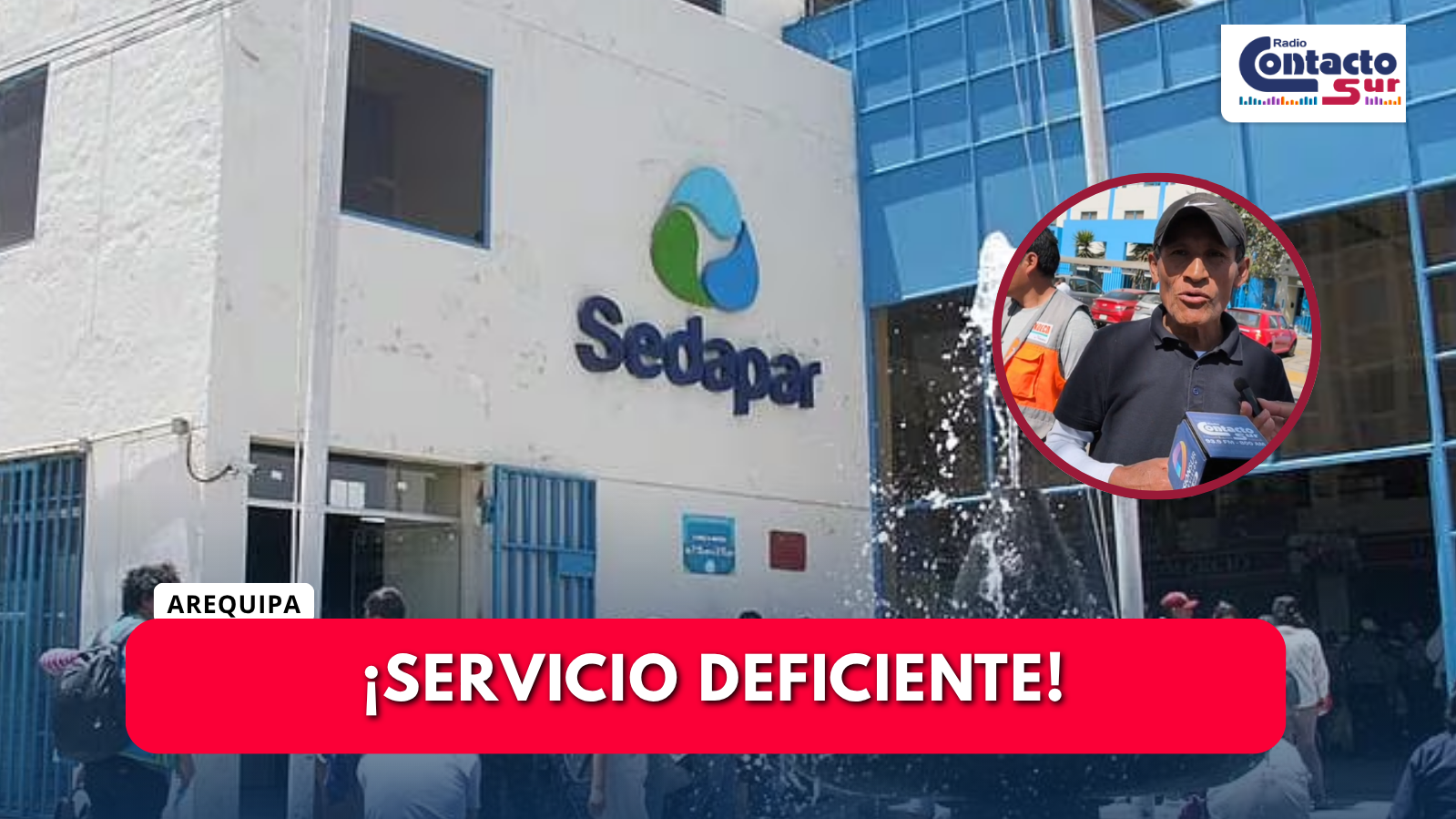 CONO NORTE: VECINOS DE APIPA DENUNCIAN QUE AGUA SOLO LLEGA AL 20% DE USUARIOS