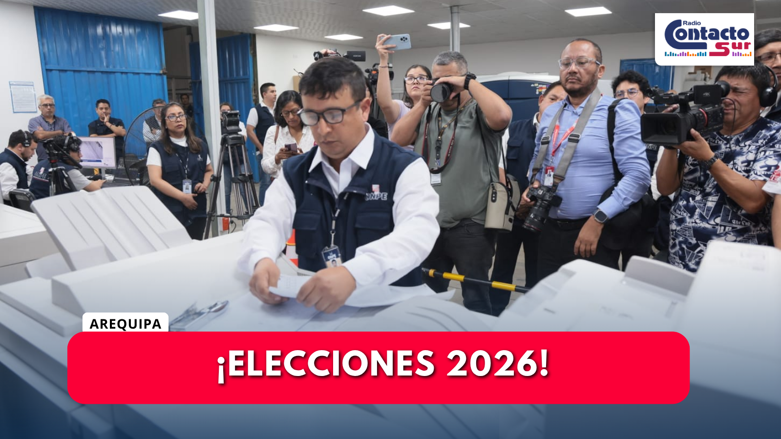 ONPE INICIA IMPRESIÓN DE LAS CÉDULAS DE SUFRAGIO PARA LAS ELECCIONES PRIMARIAS