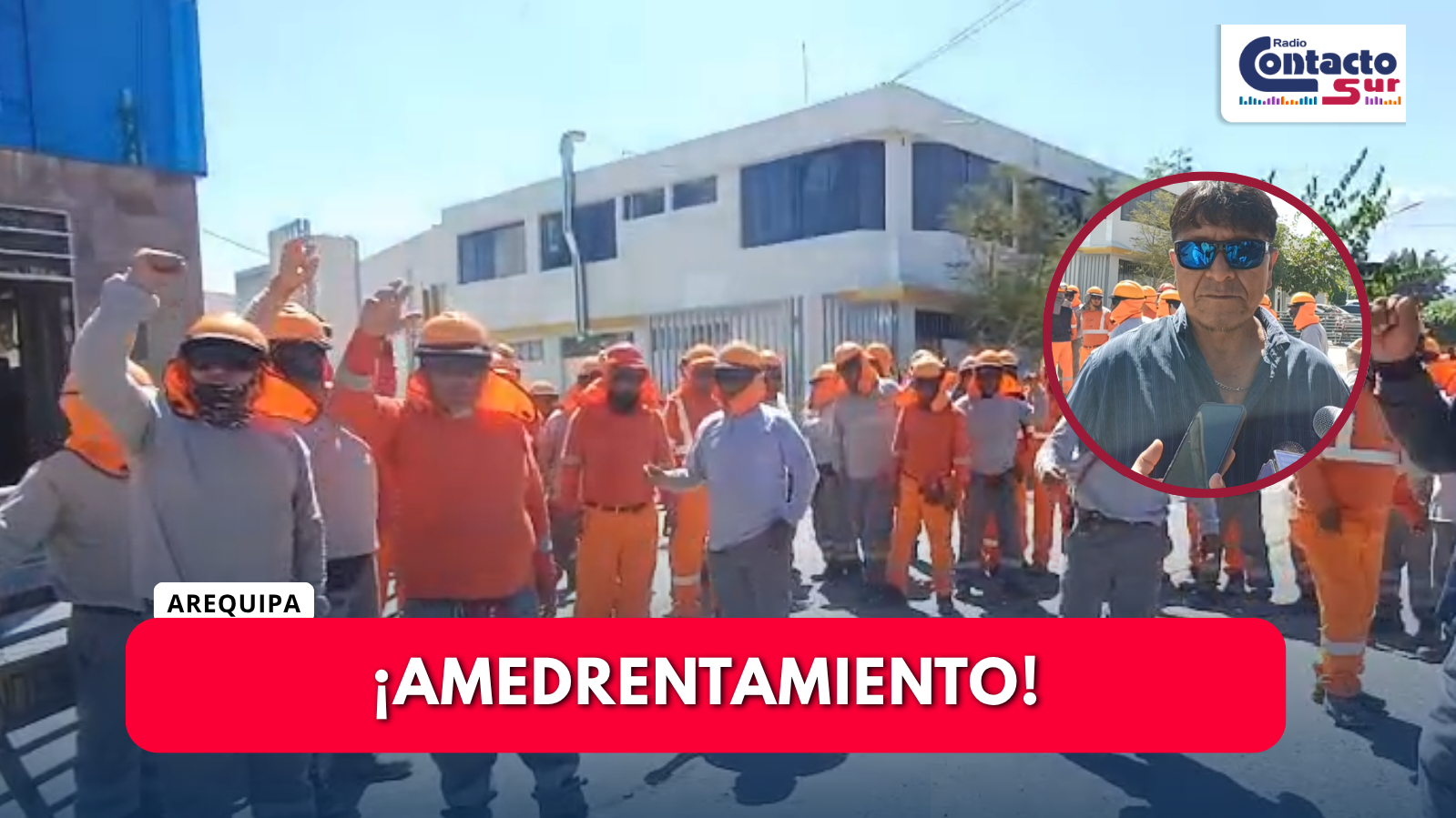 TRABAJADORES DE CONSTRUCCIÓN CIVIL DENUNCIAN AMENAZAS EN OBRA DE CONTINGENCIA DEL IREN SUR