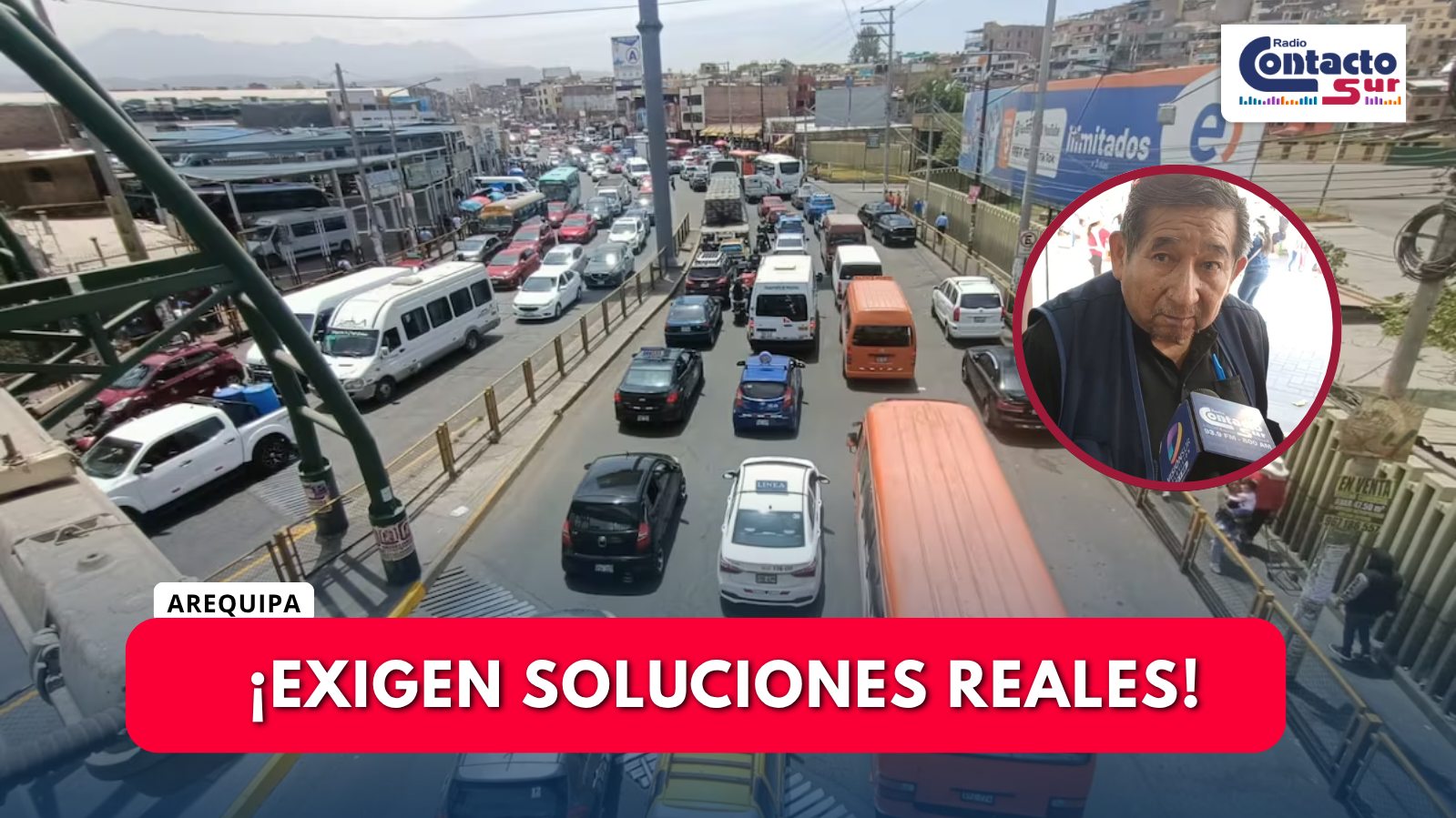 COMERCIANTES DE LA PLATAFORMA ANDRÉS AVELINO CÁCERES CUESTIONAN SEMÁFOROS INTELIGENTES POR CONGESTIONAMIENTO