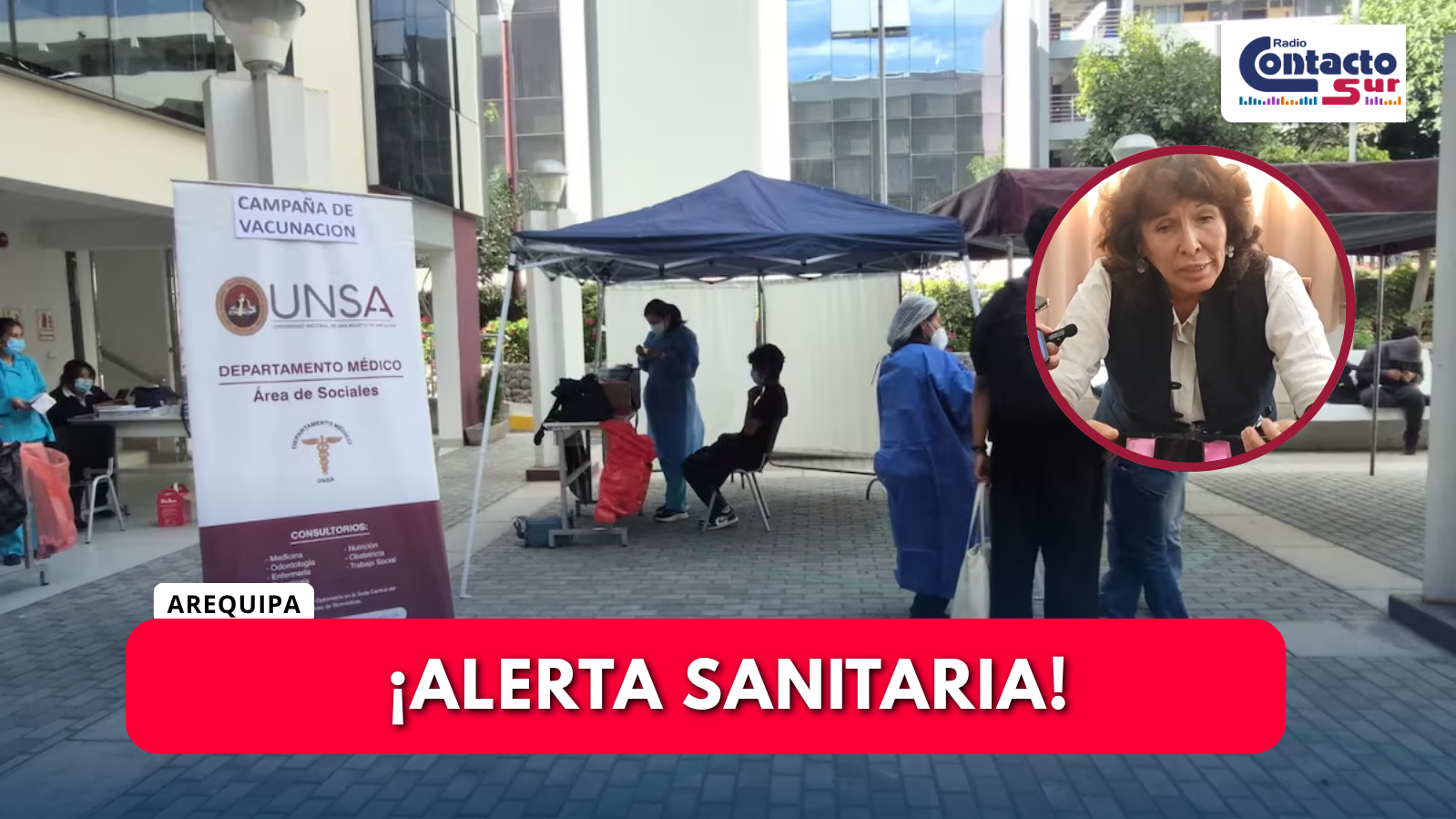 CONFIRMAN PRIMER CASO DE SARAMPIÓN EN ESTUDIANTE DE CONTABILIDAD DE LA UNSA 