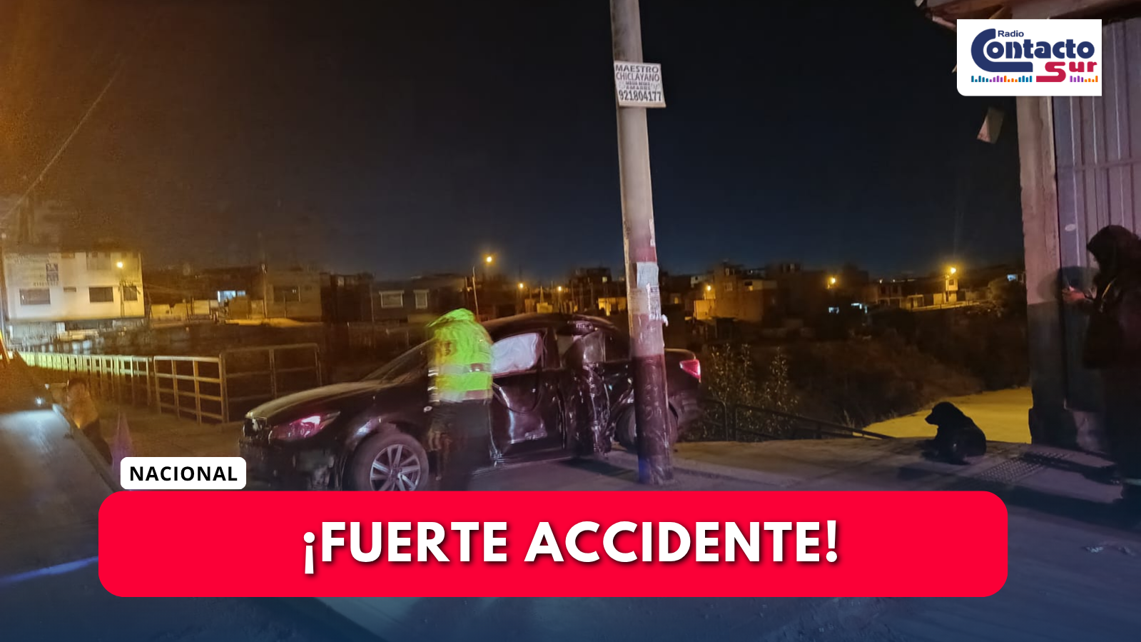 DOS JÓVENES SE SALVAN DE MILAGRO TRAS VIOLENTO ACCIDENTE EN EL PUENTE AÑASHUAYCO II