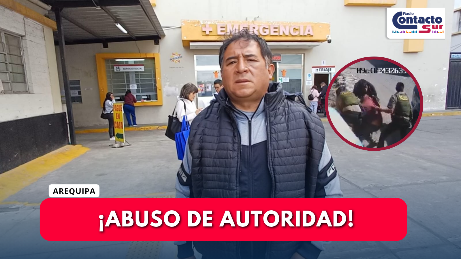 DIRIGENTE DE LA GALAXIA DENUNCIA ABUSO POLICIAL TRAS INTERVENCIÓN EN MIRAFLORES
