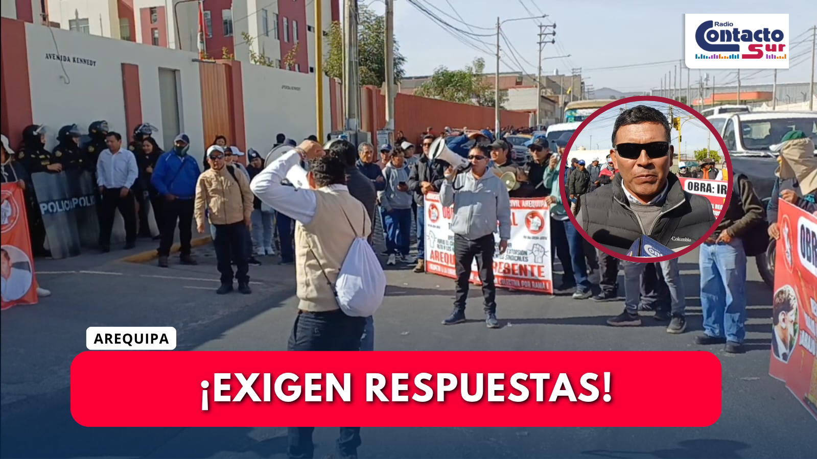 TRABAJADORES DE CONSTRUCCIÓN CIVIL DENUNCIAN PRESUNTOS DESPIDOS ARBITRARIOS EN OBRA DEL PODER JUDICIAL 