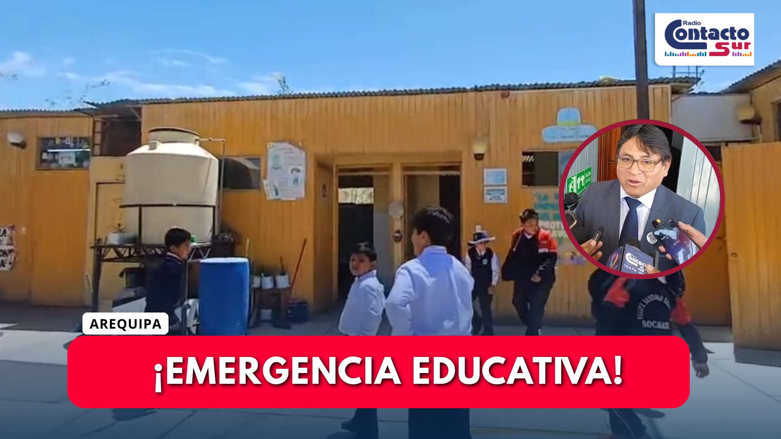 GREA CUESTIONA AL GOBIERNO CENTRAL POR FALTA DE PRESUPUESTO Y RETRASO EN LA ENTREGA DE AULAS PREFABRICADAS PARA COLEGIOS EN AREQUIPA