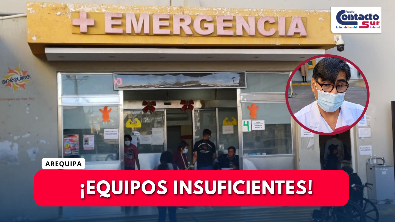 MÉDICOS ALERTAN FALTA DE EQUIPOS DE GASTROENTEROLOGÍA EN EL HOSPITAL HONORIO DELGADO 